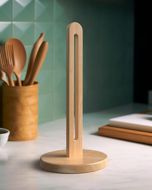 Acacia Wooden Paper Towel Holder