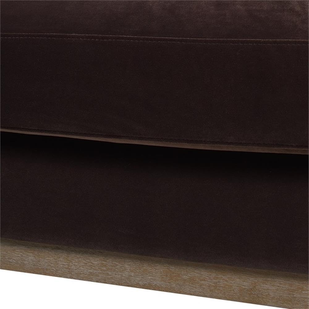 36" Modern Arm Chair, Performance Velvet
