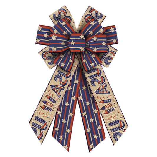 Patriotic Wreath Bows