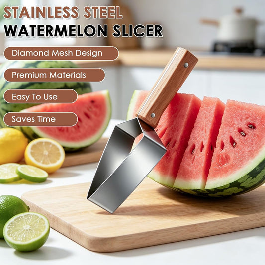 2Pcs Stainless Steel Watermelon Slicer