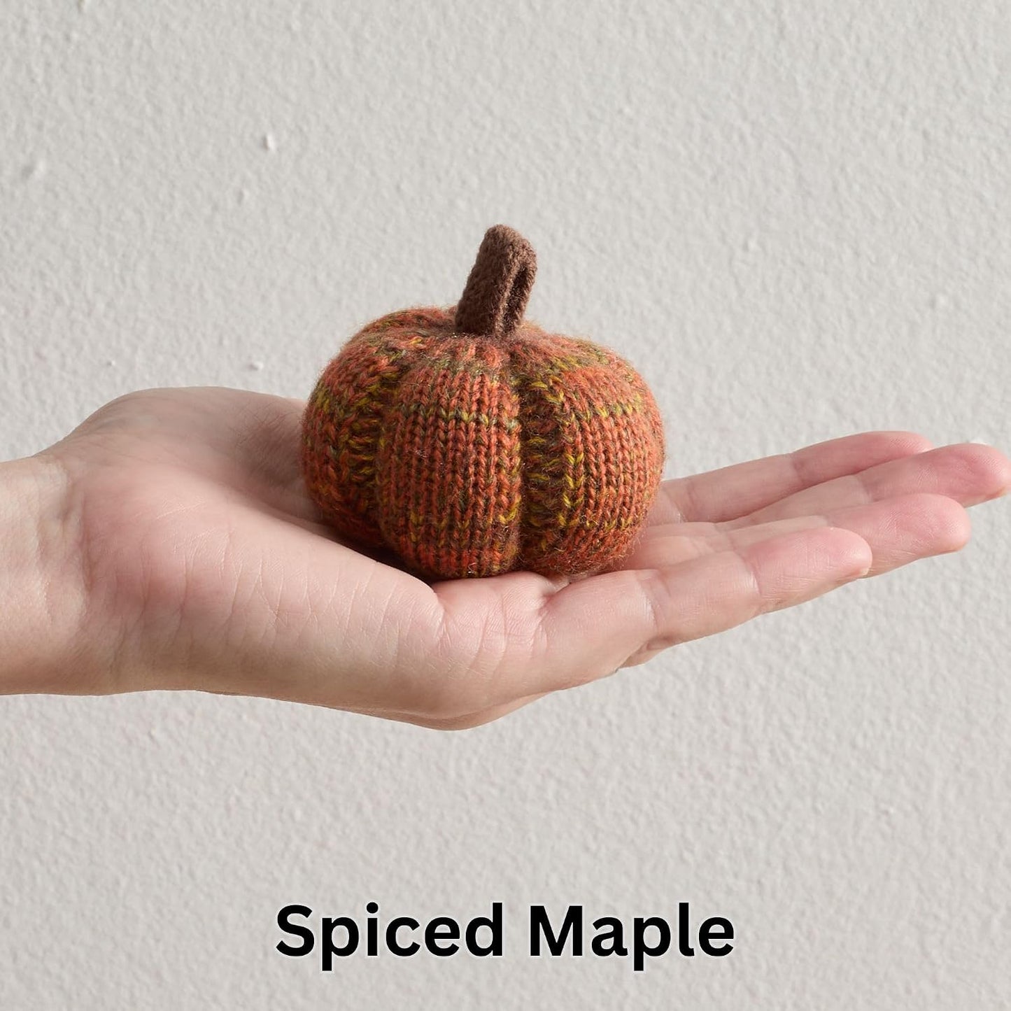 Set of 3 Cozy Knit Pumpkins