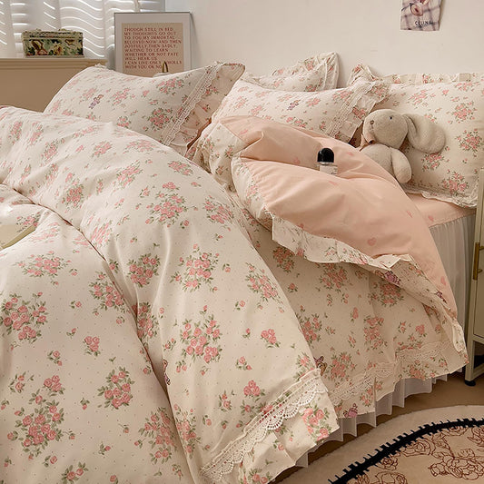 100% Cotton Cozy Bedding Set Four-Piece