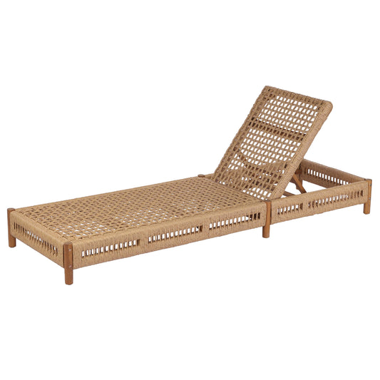 Wood Chaise Lounge Chair Outdoor