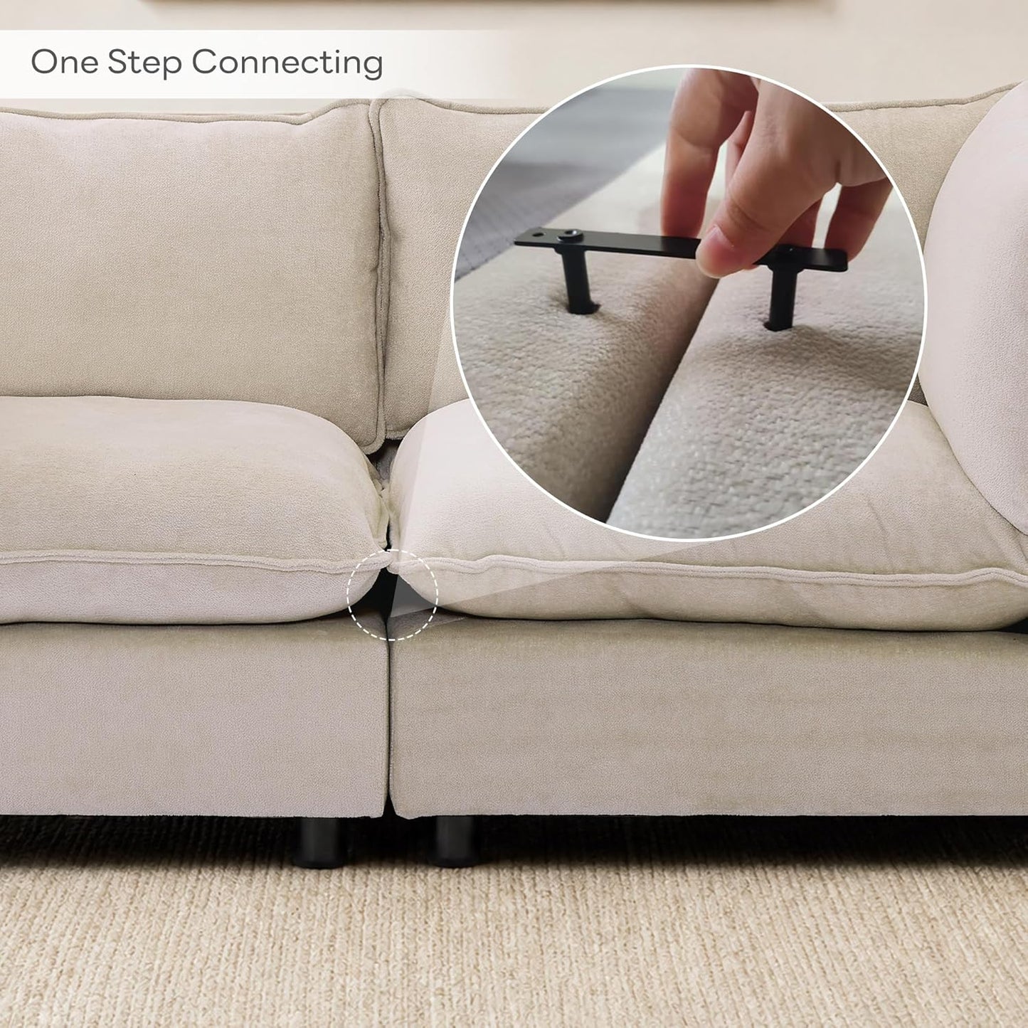 Modular Oversize Sectional Sofa
