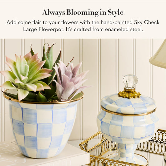 MACKENZIE-CHILDS Decorative Garden Pot