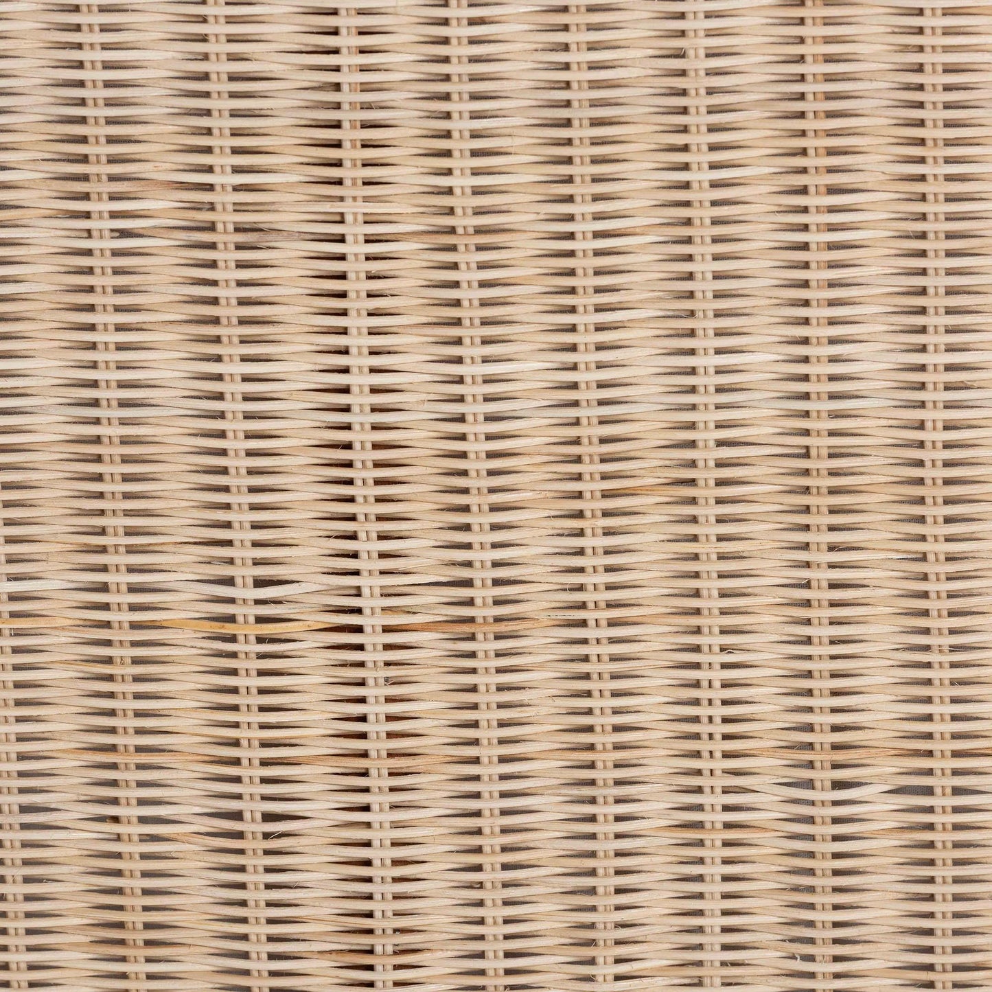 Braided Natural Rattan Storage Bench with Cushioned Lift-Top Lid
