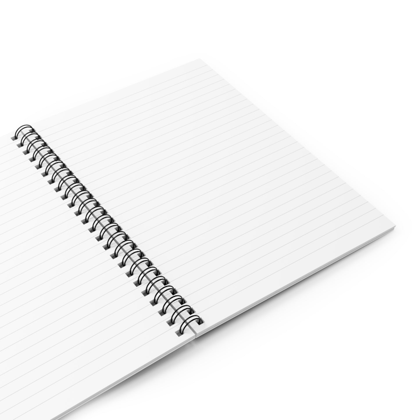 Hello March Spiral Notebook — Spring Floral Ruled Journal