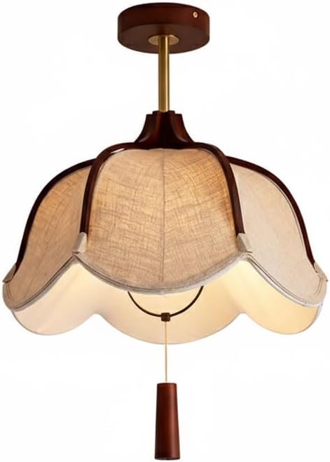 Vintage Mid-Century Semi-Flush Mount Ceiling Light
