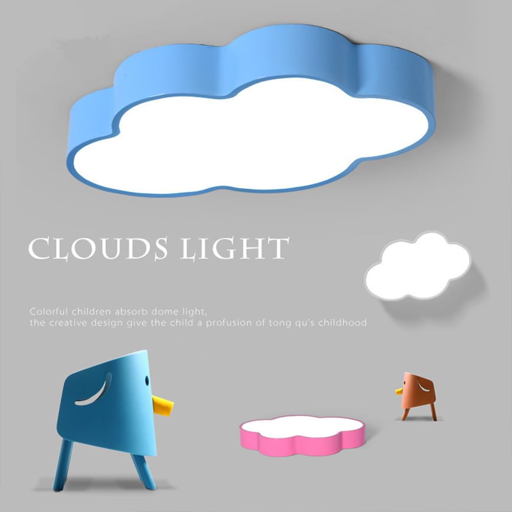 Cloud Shape Led Ceiling Light, with Remote Control
