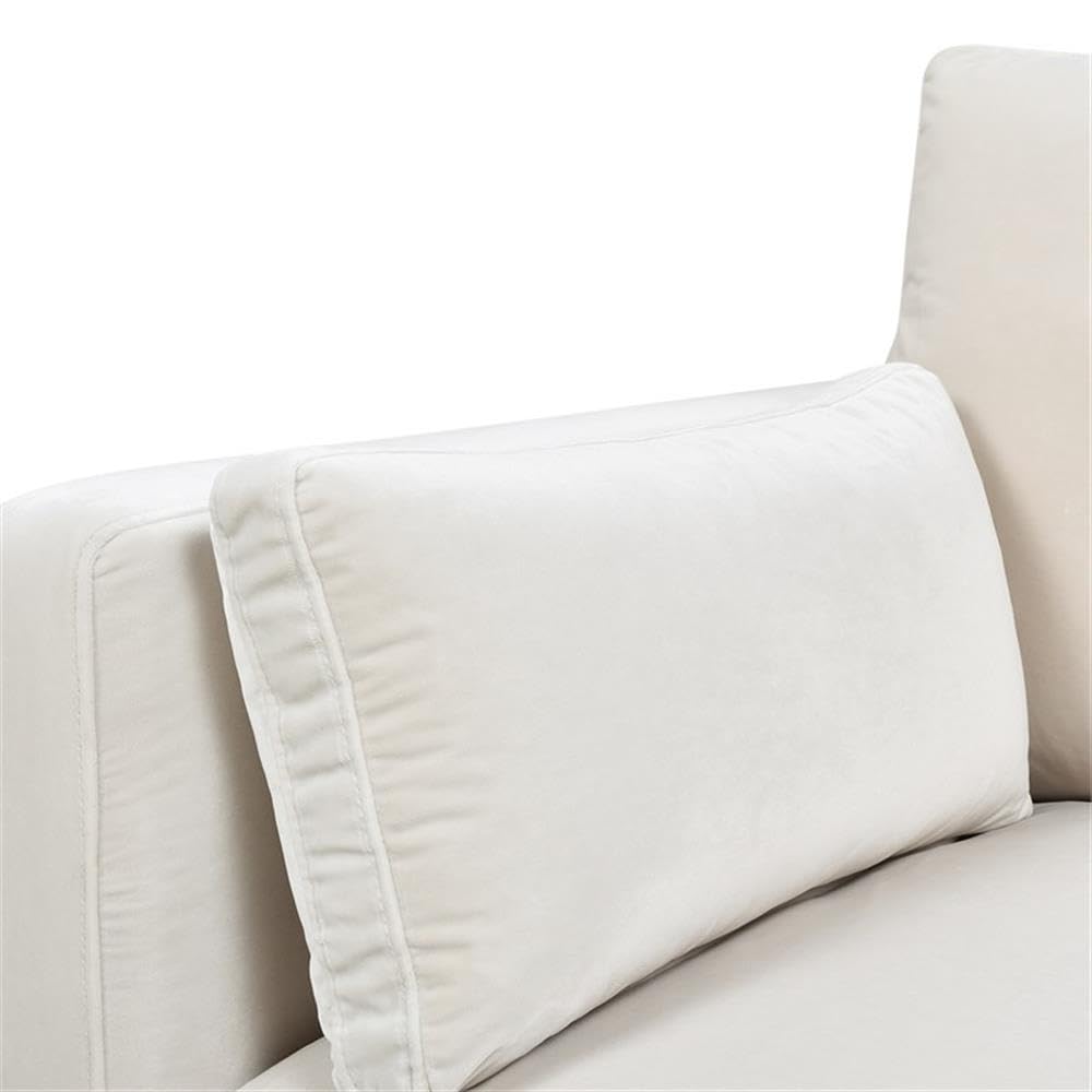 36" Modern Arm Chair, Performance Velvet