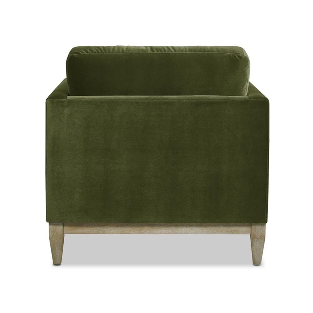 36" Modern Arm Chair, Performance Velvet