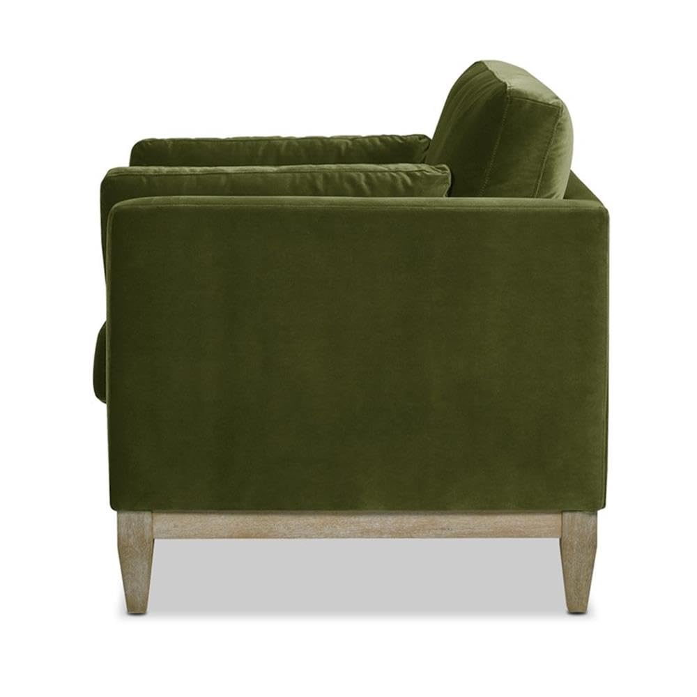 36" Modern Arm Chair, Performance Velvet