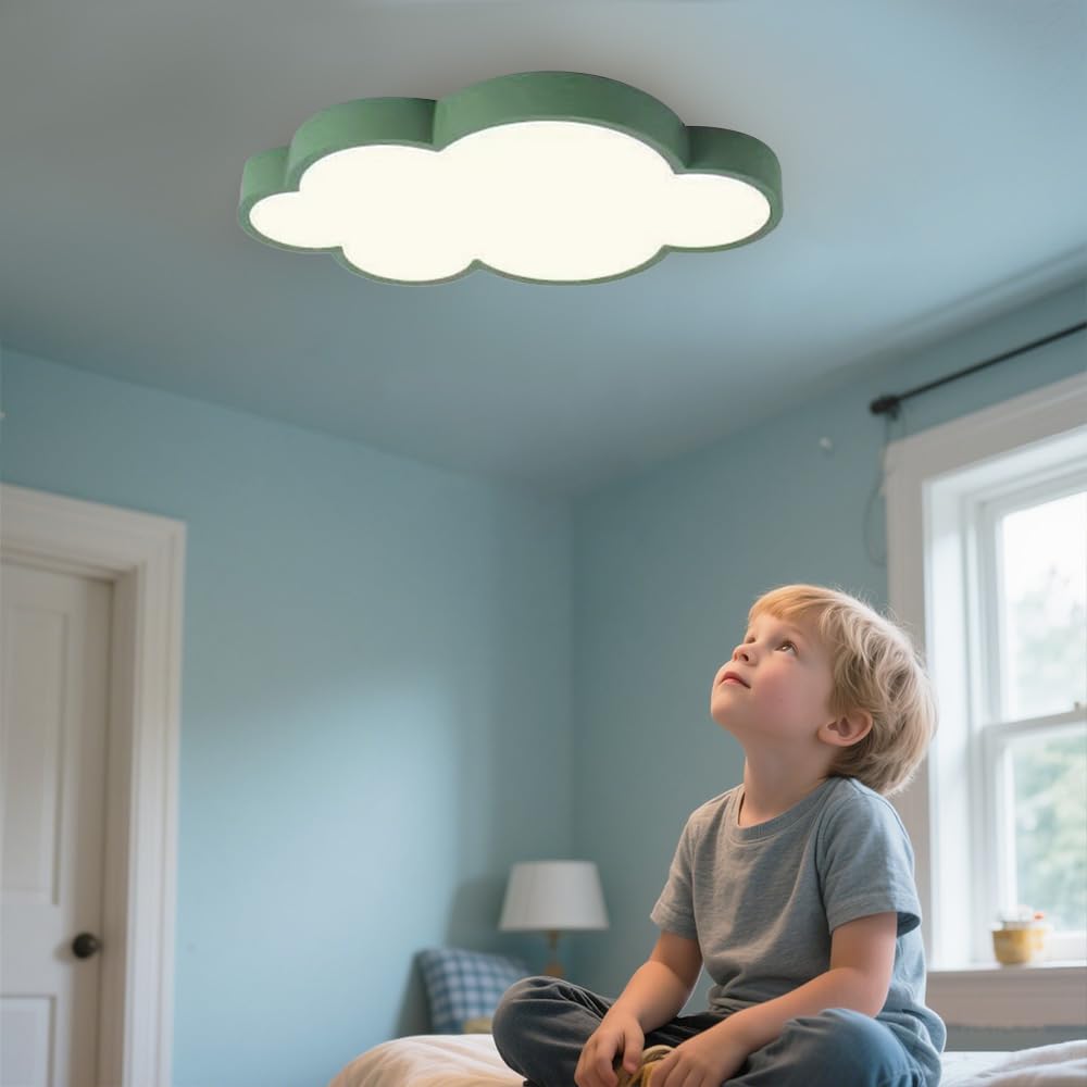 Cloud Shape Led Ceiling Light, with Remote Control
