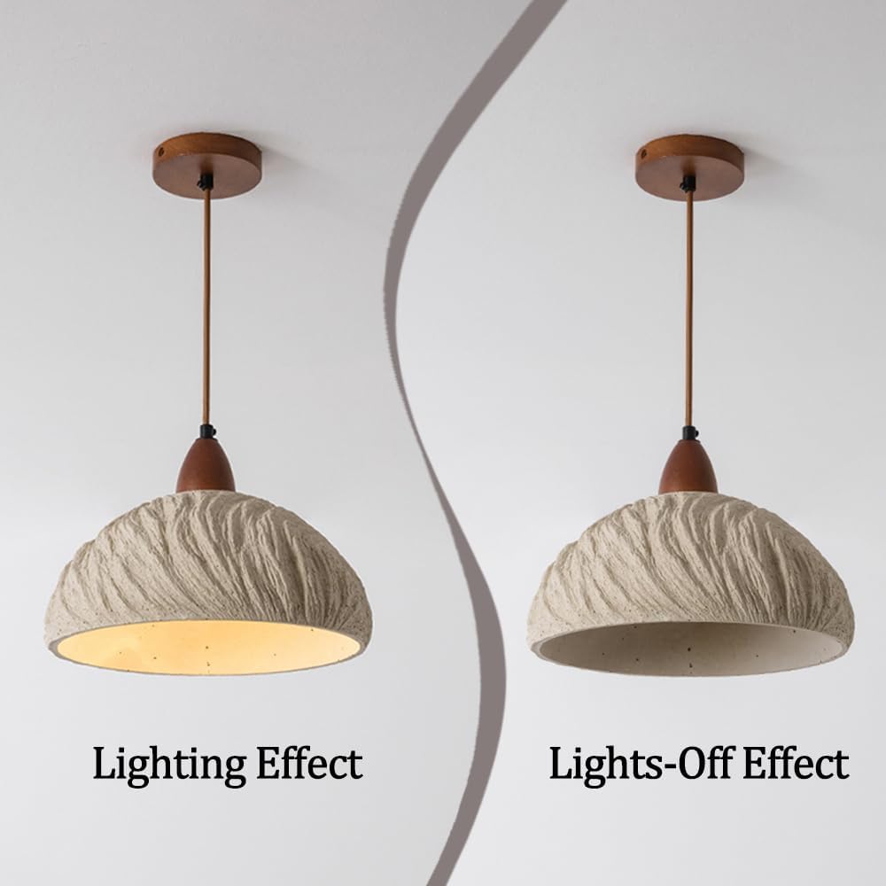 Retro Concrete Pendant Light Fixture