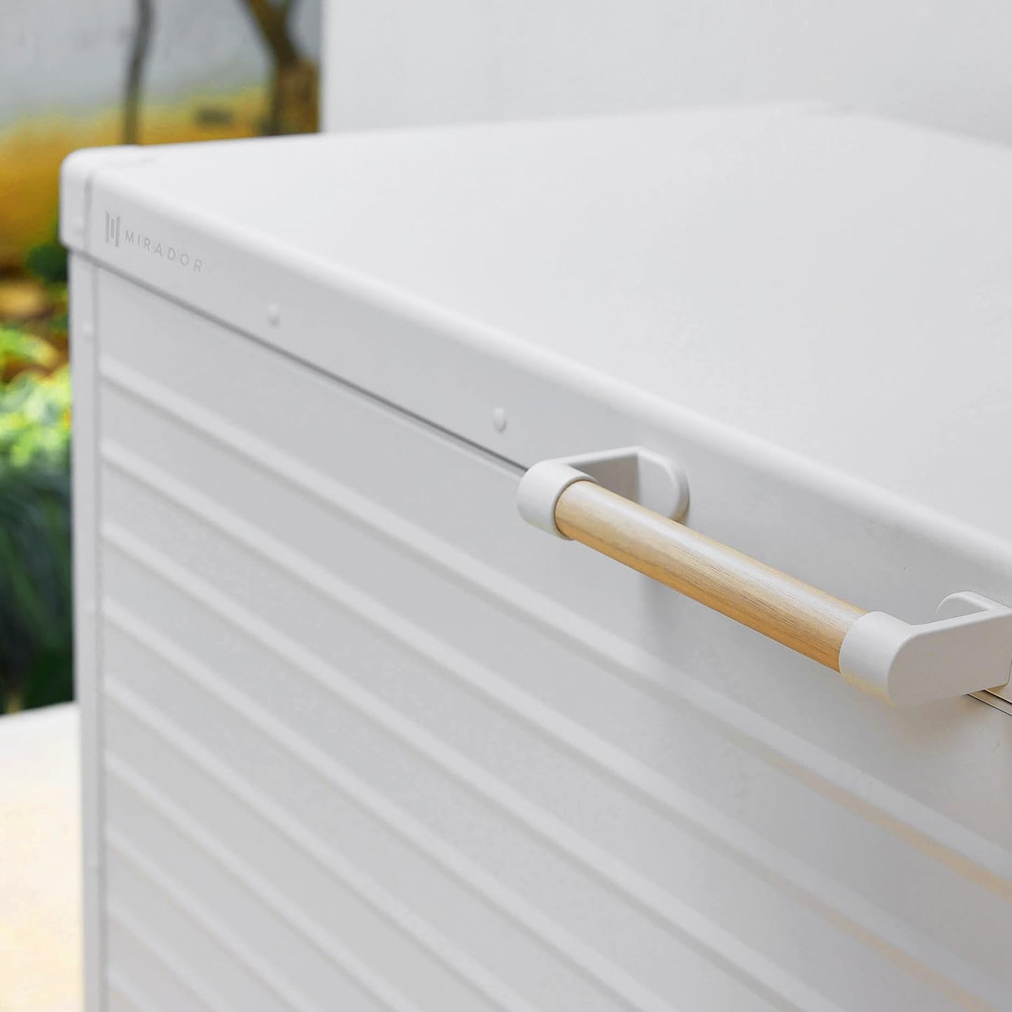 Waterproof Outdoor Storage Box with Wheels & Soft-Close Lid
