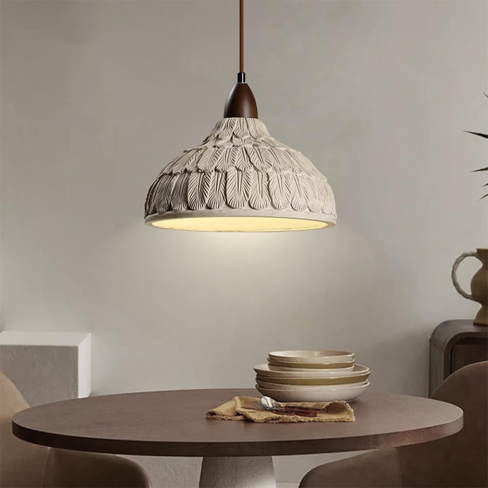 Retro Concrete Pendant Light Fixture