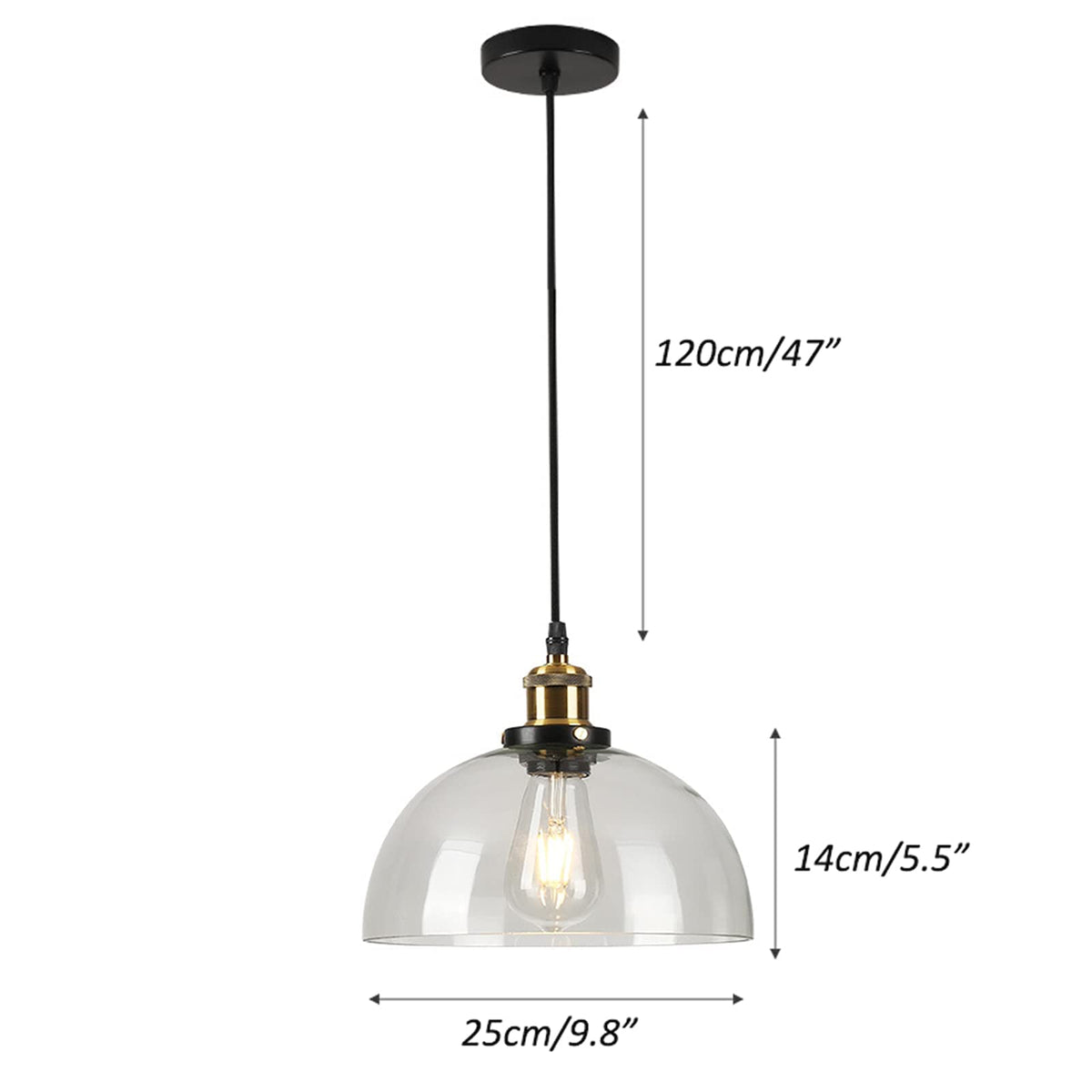 Industrial Vintage Round Pendant Lighting