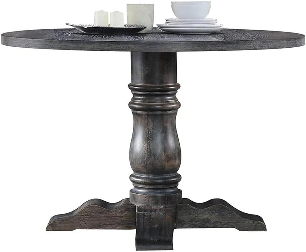 47" Round Pedestal Dining Table