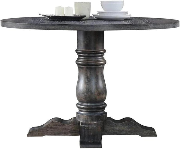 47" Round Pedestal Dining Table