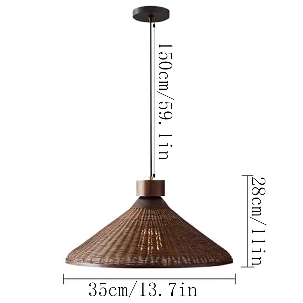 Hand Woven Rattan Pendant Lighting