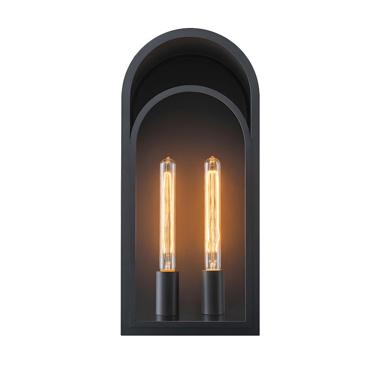 Large Outdoor Wall Lanterns Lights, Modern Wall Sconce with Clear Glass