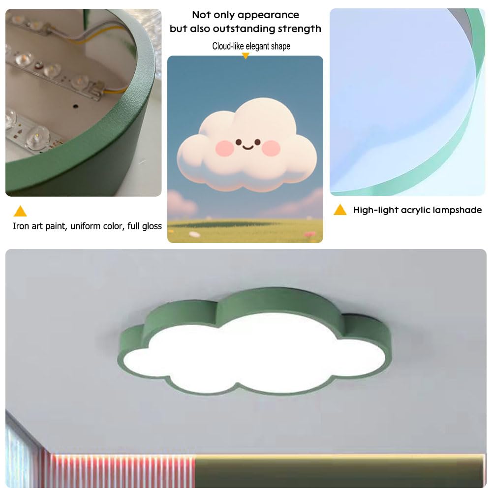 Cloud Shape Led Ceiling Light, with Remote Control