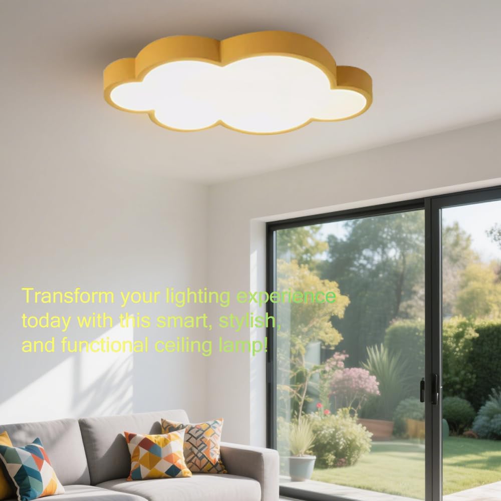 Cloud Shape Led Ceiling Light, with Remote Control