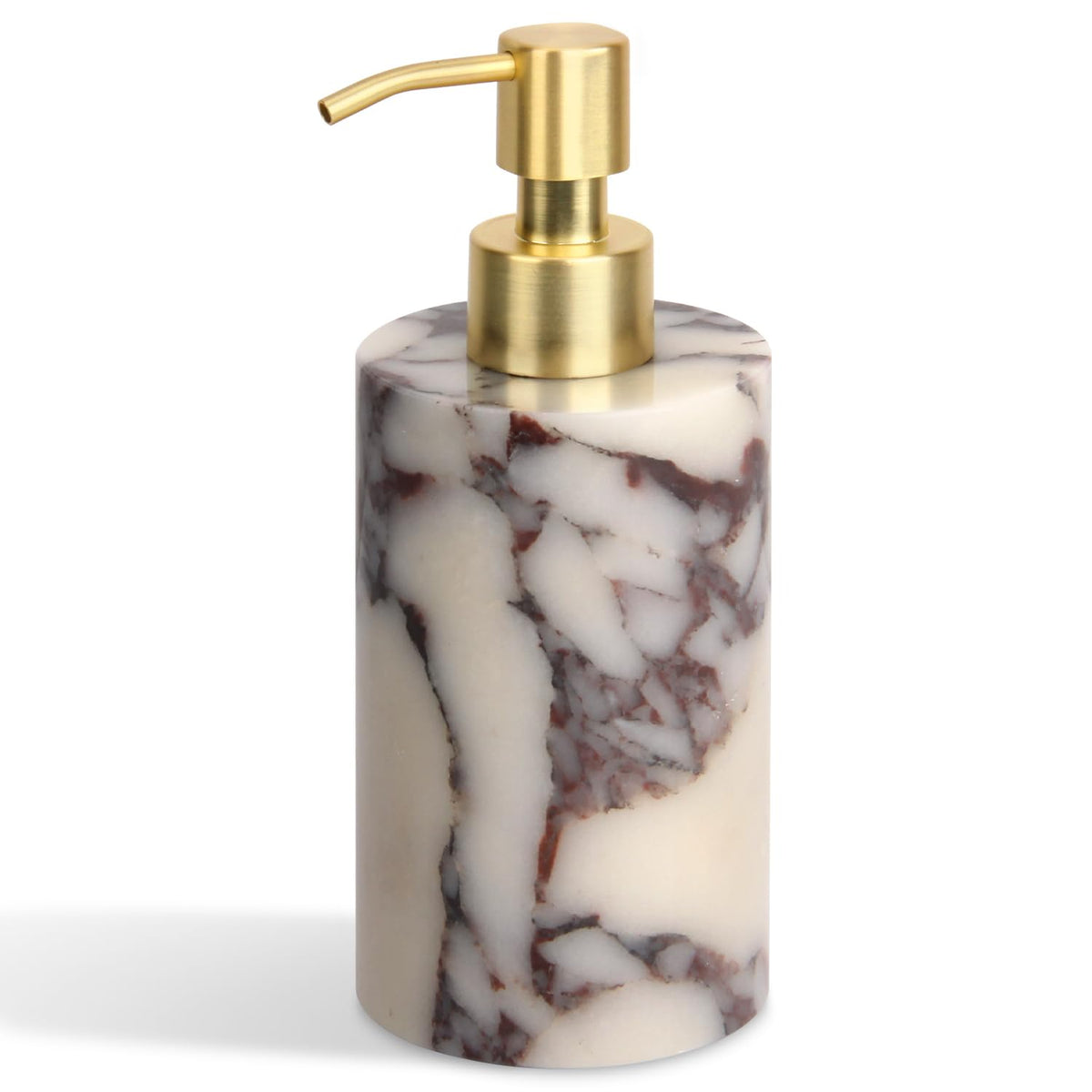 Natural Calacatta Viola Marble Soap Dispenser