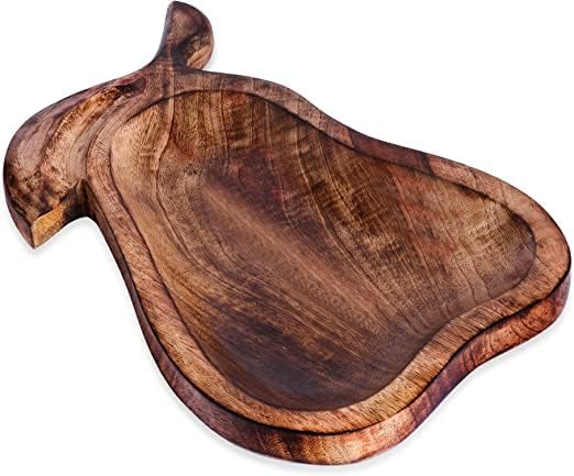 Wooden Decorative Pear Tray