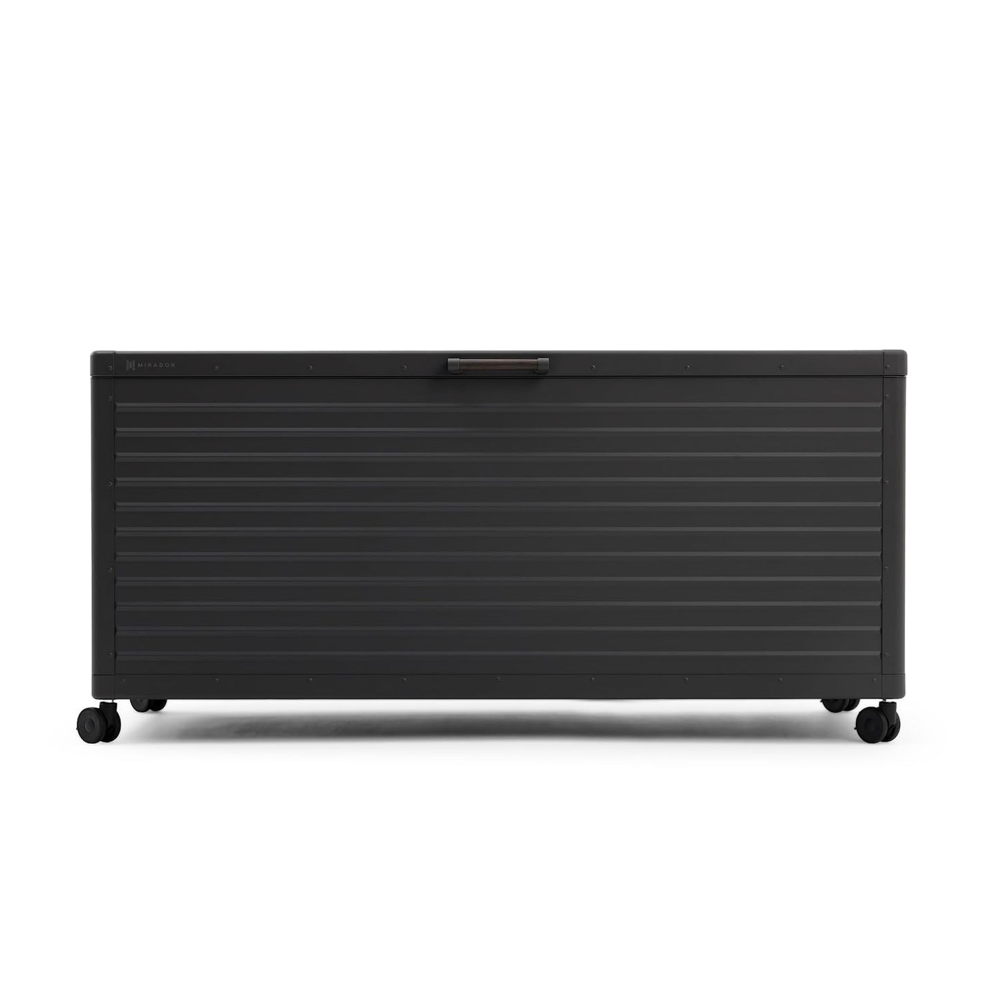 Waterproof Outdoor Storage Box with Wheels & Soft-Close Lid