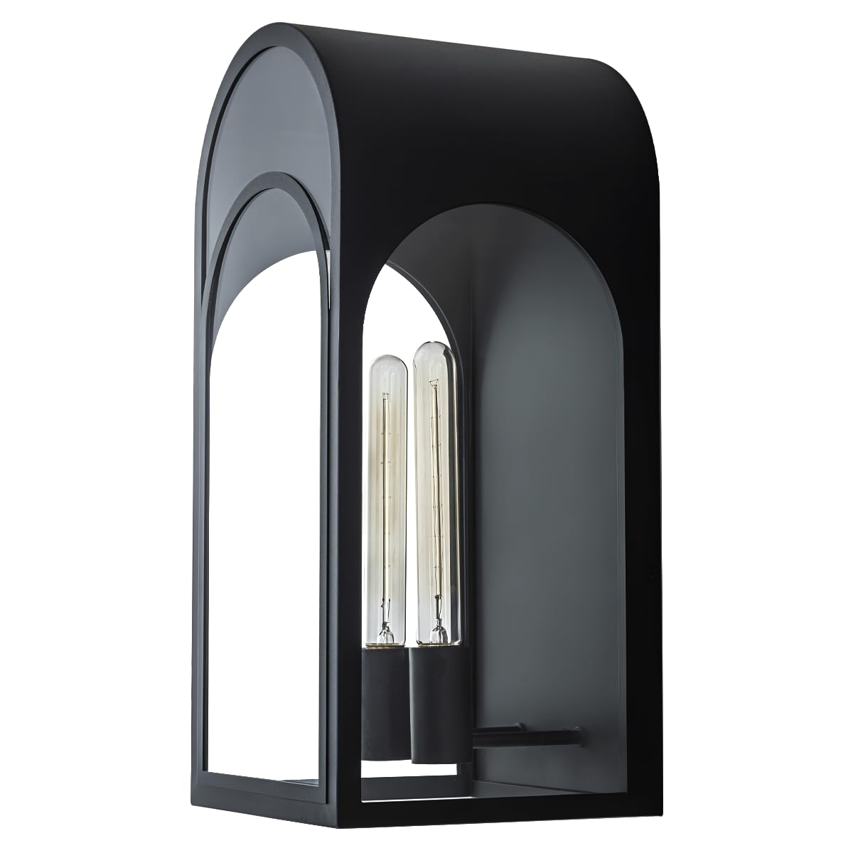 Large Outdoor Wall Lanterns Lights, Modern Wall Sconce with Clear Glass
