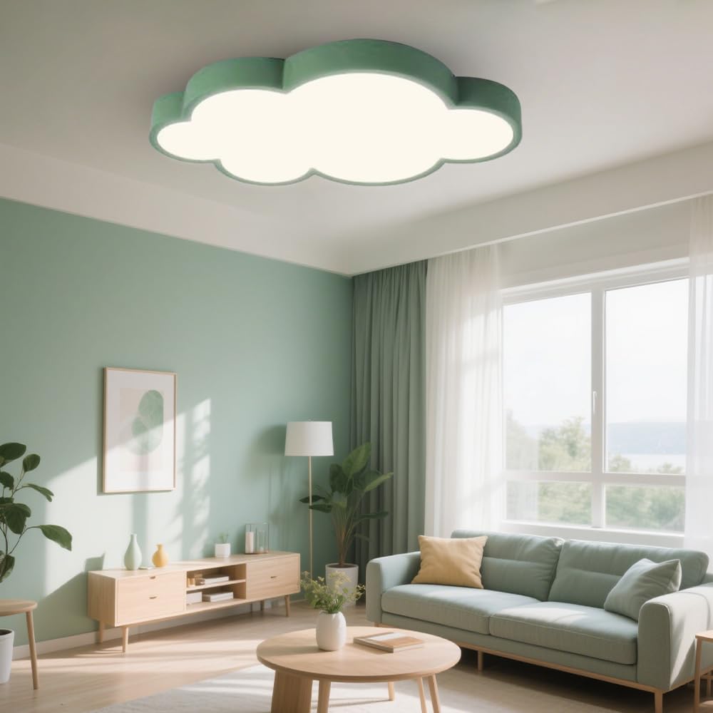 Cloud Shape Led Ceiling Light, with Remote Control