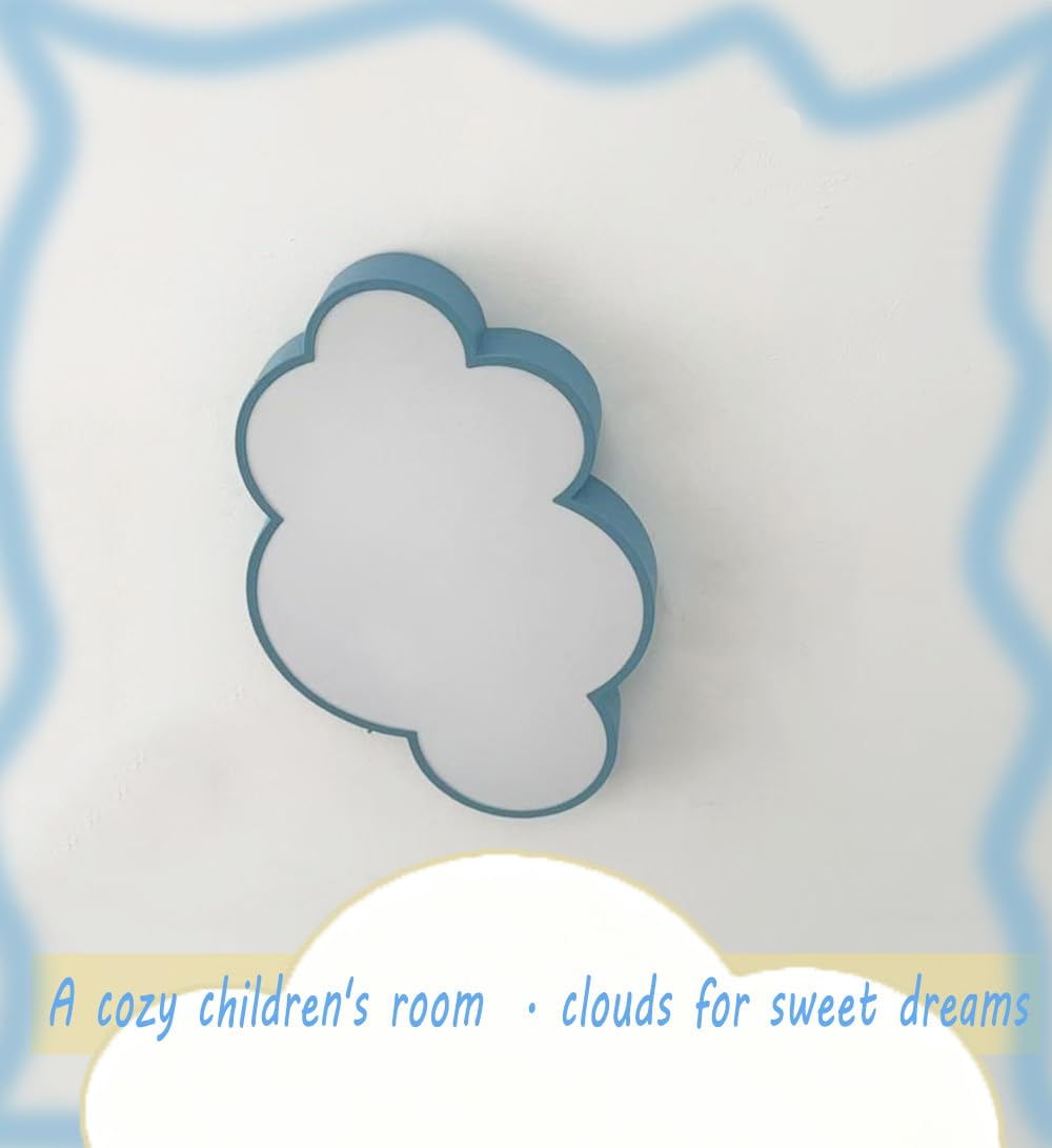 Cloud Shape Led Ceiling Light, with Remote Control