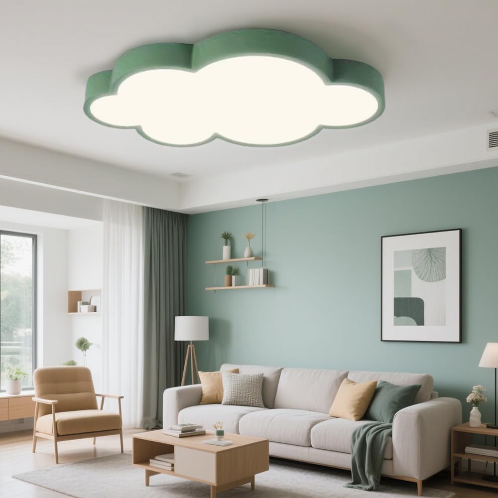 Cloud Shape Led Ceiling Light, with Remote Control