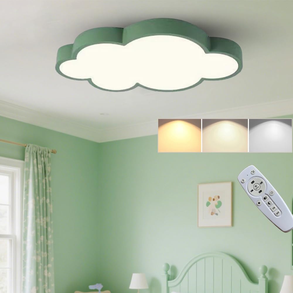 Cloud Shape Led Ceiling Light, with Remote Control
