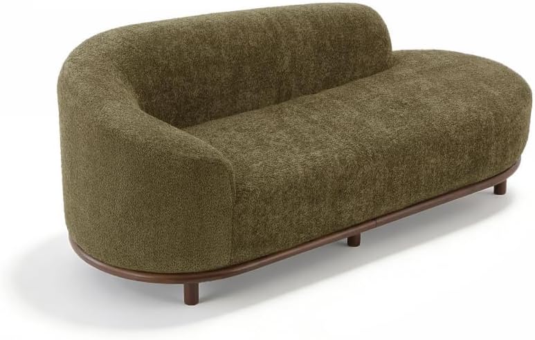 Bouclé Chaise Lounge Sofa