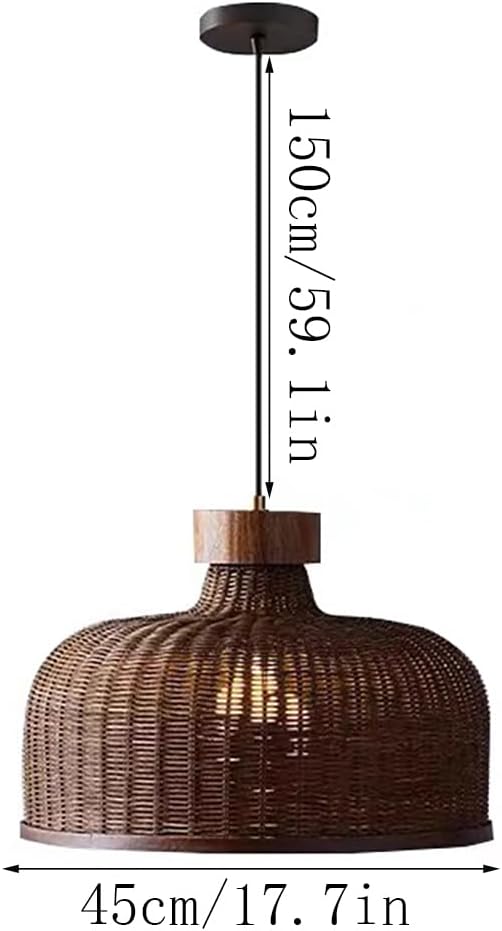Hand Woven Rattan Pendant Lighting