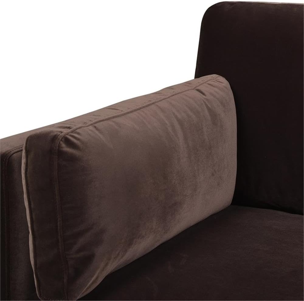 36" Modern Arm Chair, Performance Velvet