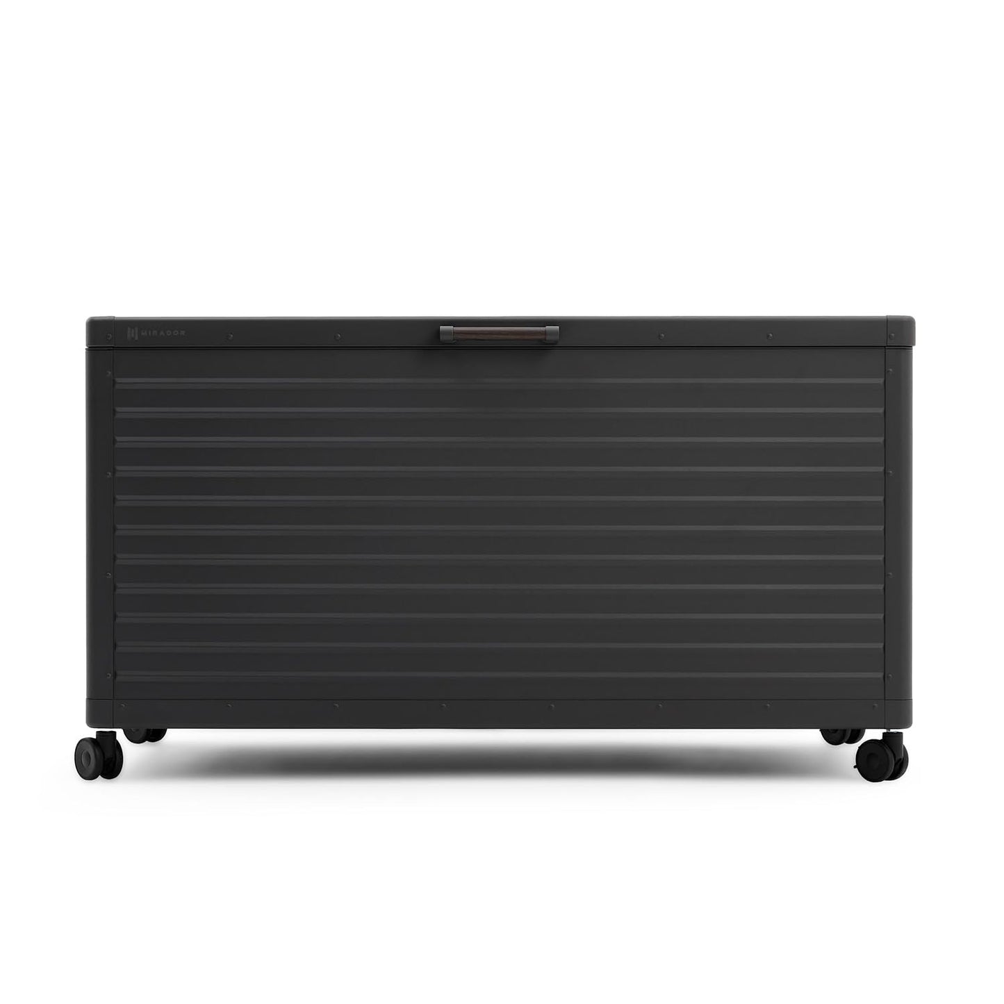 Waterproof Outdoor Storage Box with Wheels & Soft-Close Lid