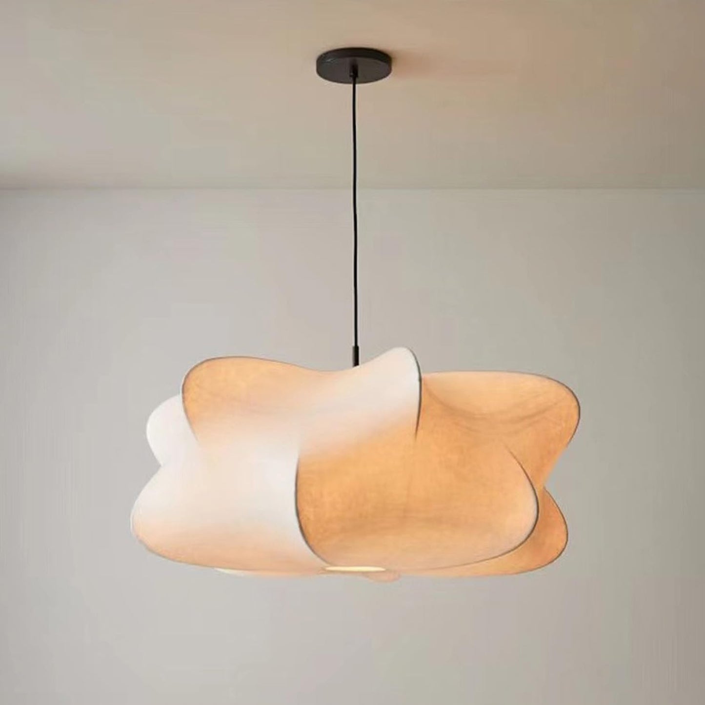 White Fabric Pendant
