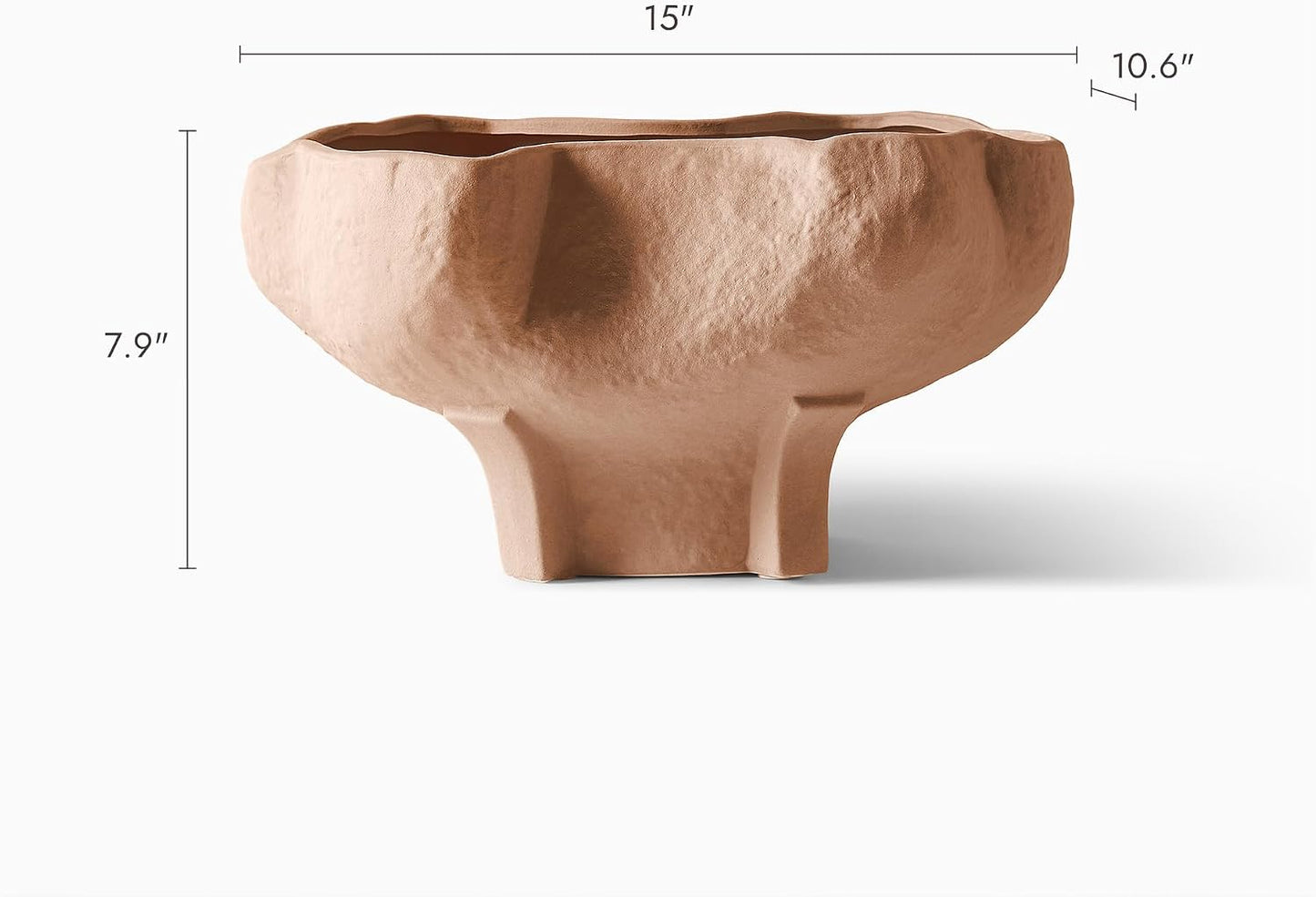 Terracotta Wavy Bowl