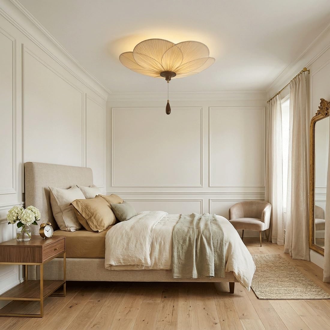 Mid-Century Modern Retro Petal Style Ceiling Light