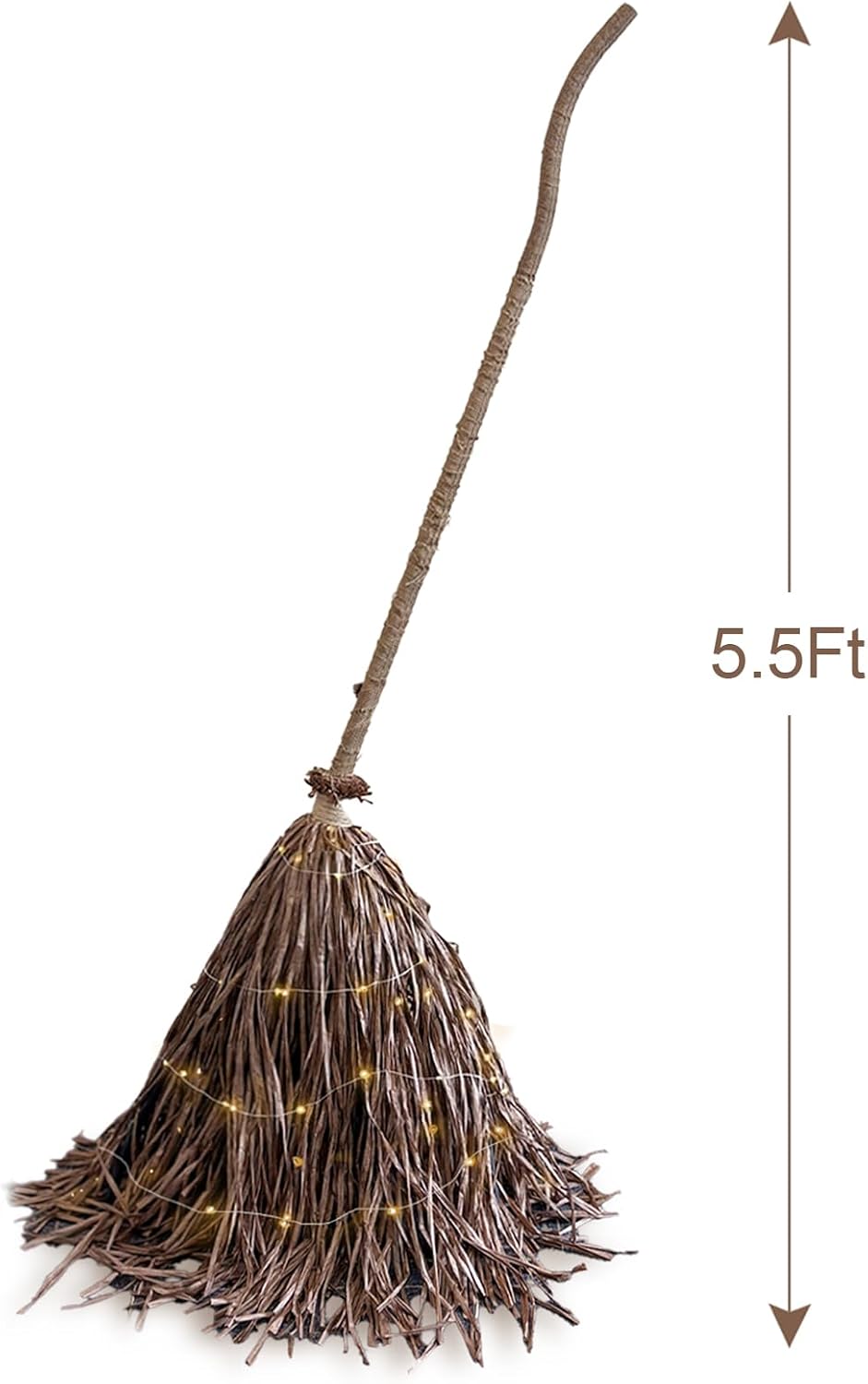 5.5 Ft Giant Light-Up Witches Broom