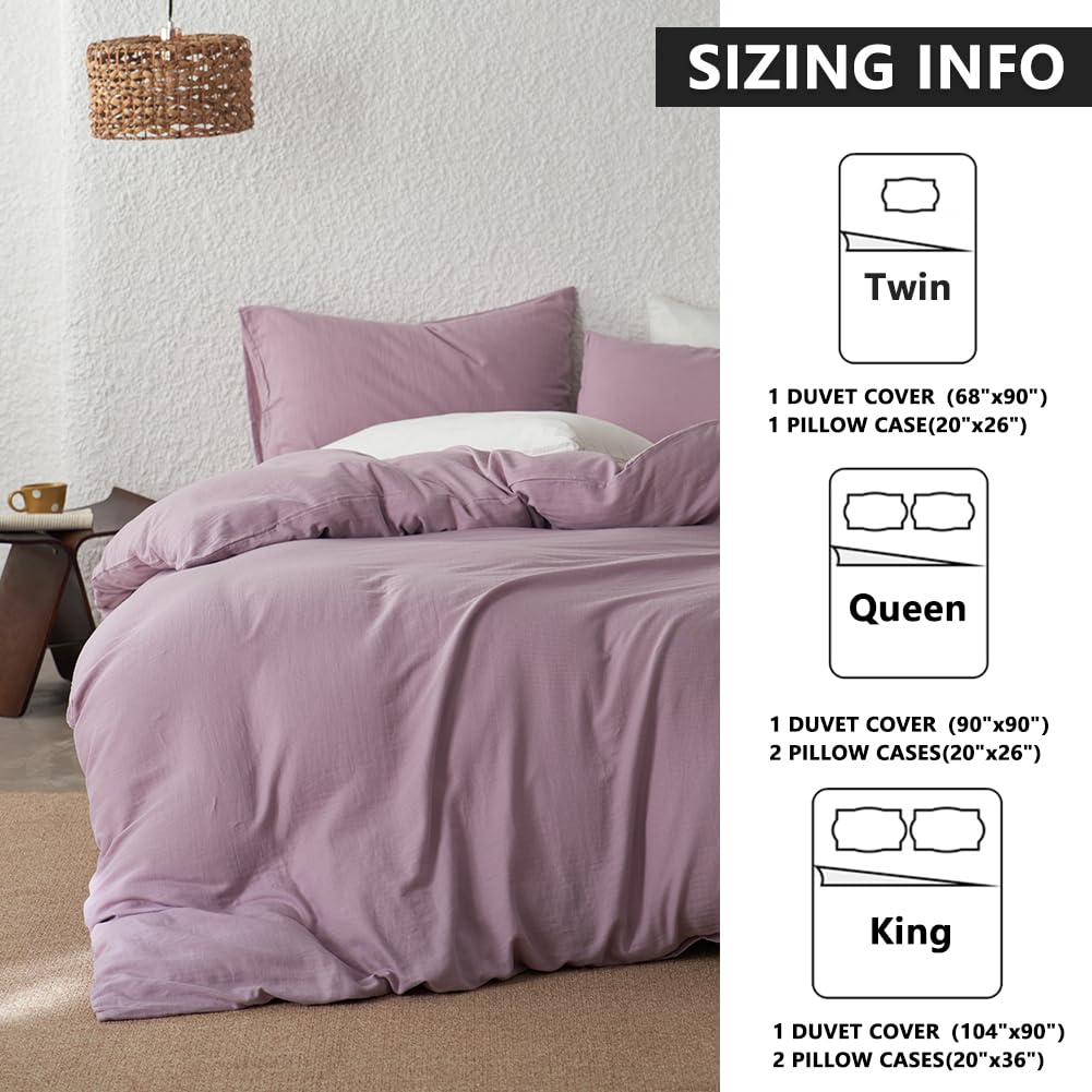 NSNLGSGC 100% Muslin Cotton Houndstooth Duvet Cover King Size, 2-Layer Small Checked Lightweight and Breathable Muslin Bedding, Linen Like Gauze Comforter Cover Set (Mocha Houndstooth, King)