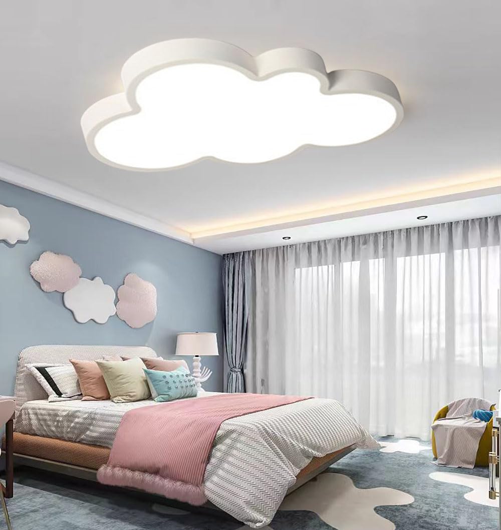 Cloud Shape Led Ceiling Light, with Remote Control