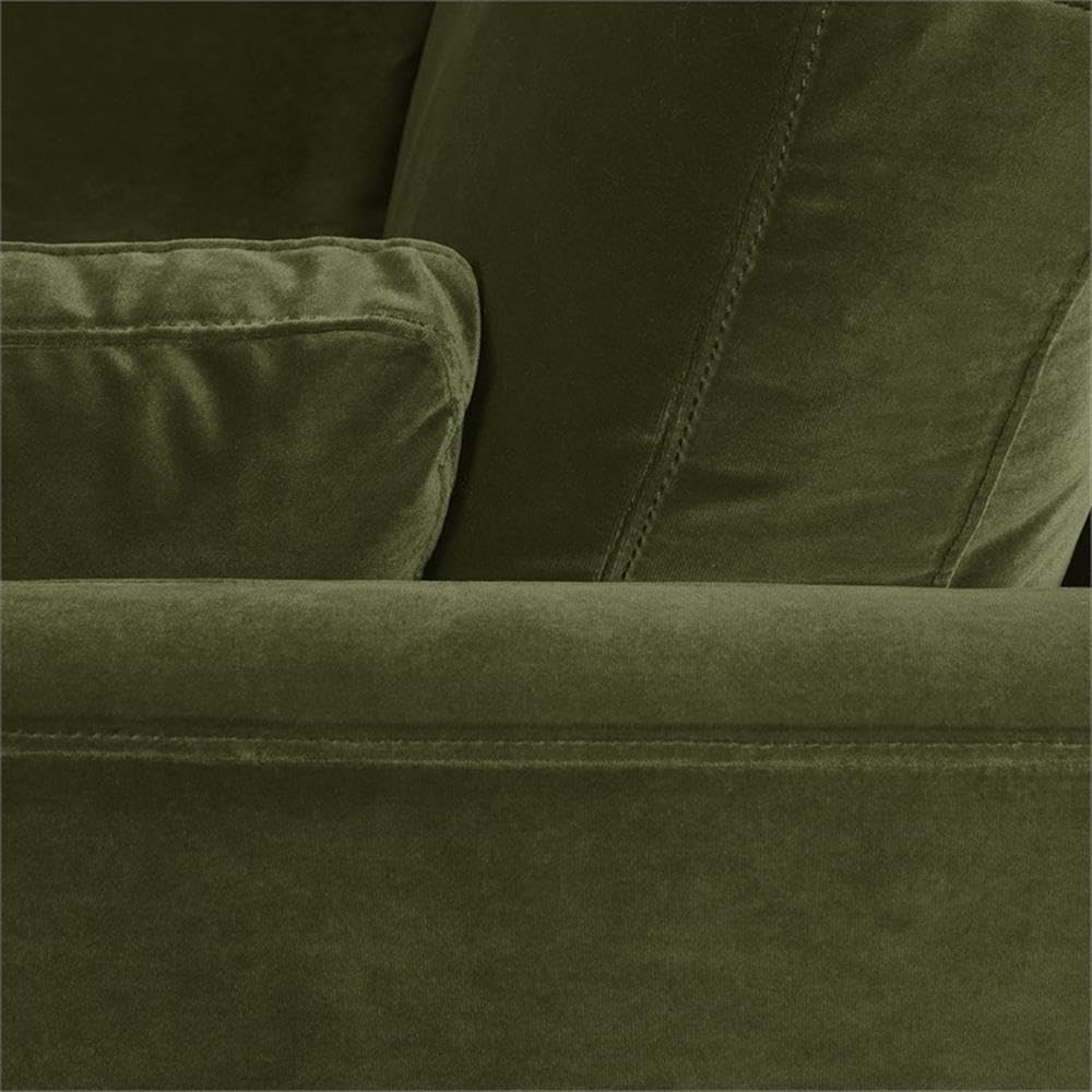 36" Modern Arm Chair, Performance Velvet
