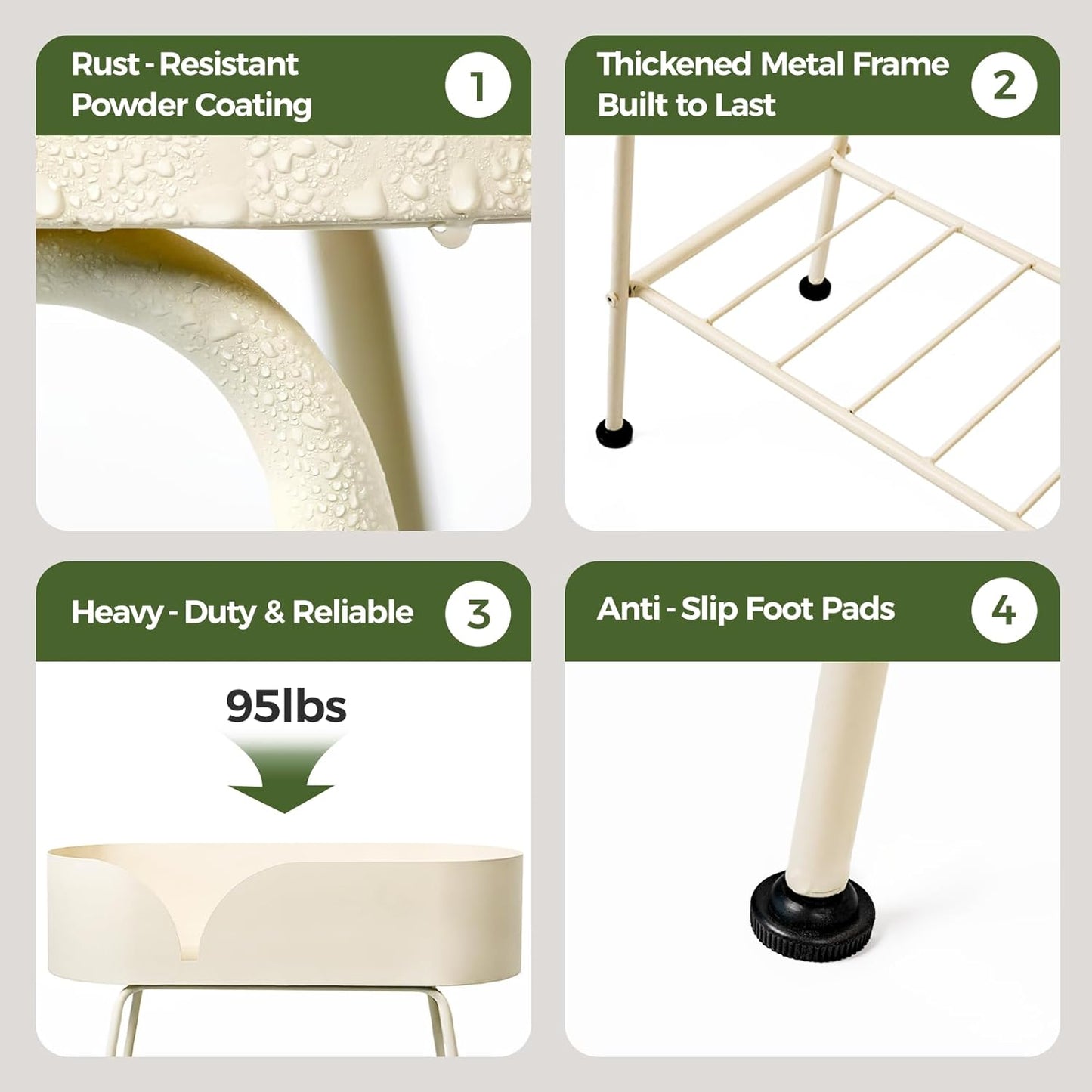 Outdoor Large Plant Shelf Indoor