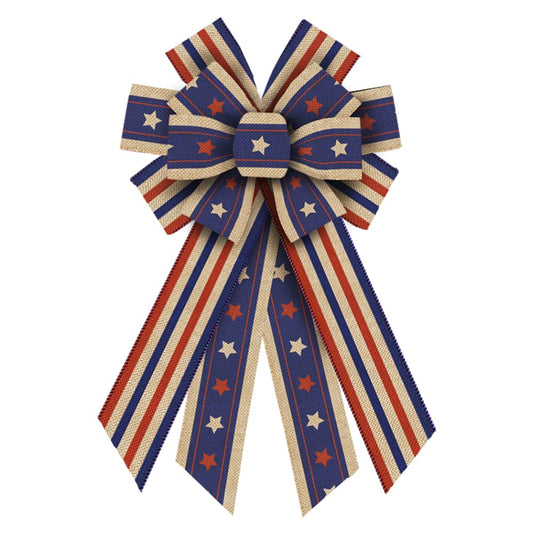 Patriotic Wreath Bows
