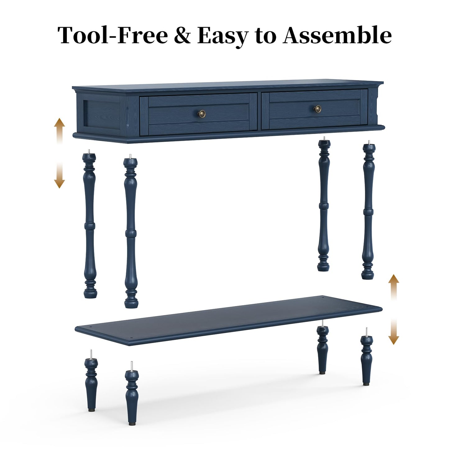 Console Table with 2 Drawers