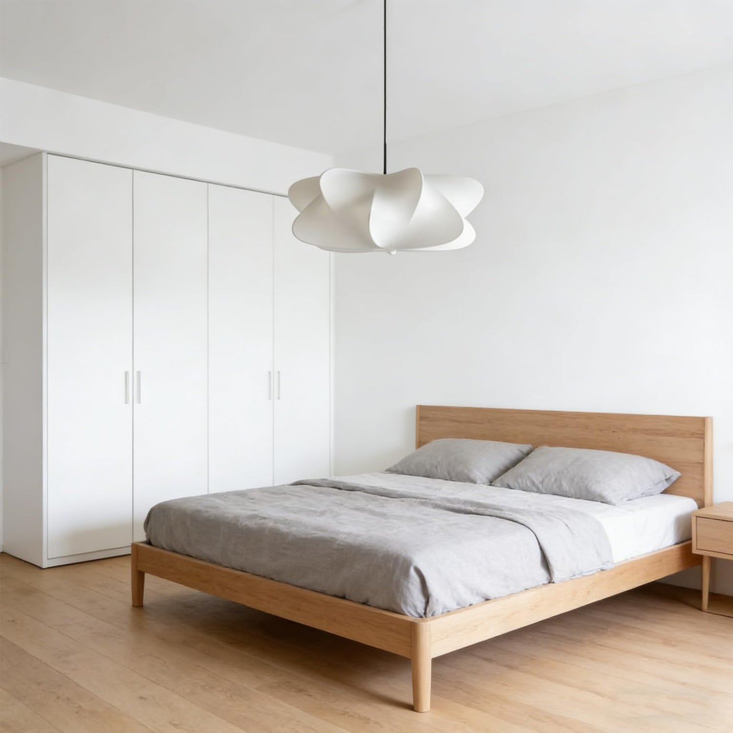 White Fabric Pendant
